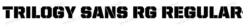 Trilogy Sans Rg Regular字体转换
